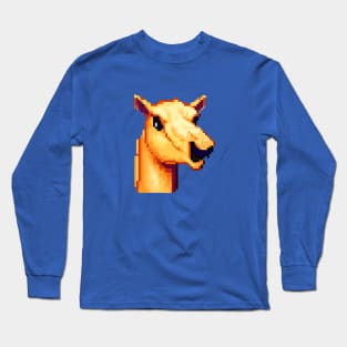 Head animal pixel art Long Sleeve T-Shirt